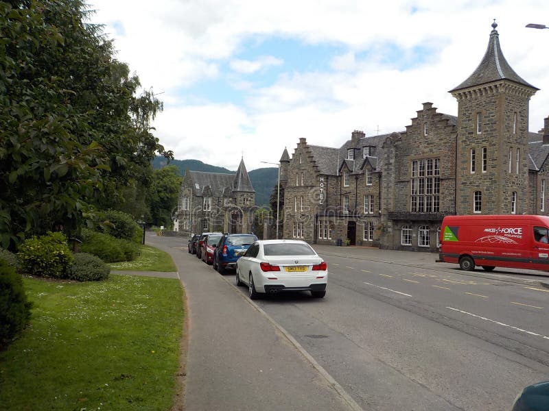 Streets of Dunkeld, Scotland Editorial Stock Photo Image of explore