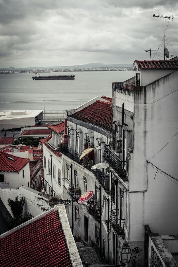 Streets of Lisbon royalty free stock images Streets of Lisbon royalty free stock images