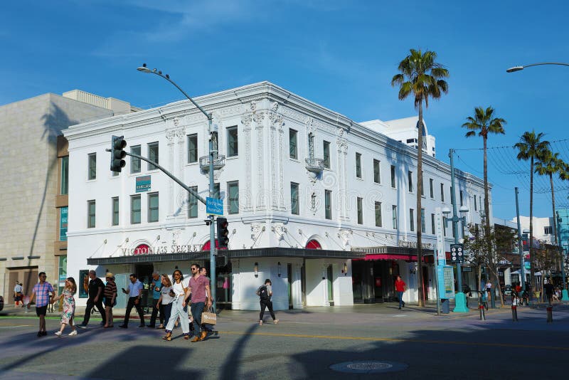Streets of Santa Barbara, California Editorial Stock Photo - Image of ...