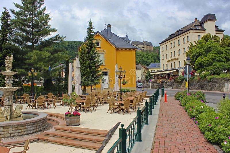 Streets in Vianden, Luxembourg Editorial Stock Photo - Image of benelux