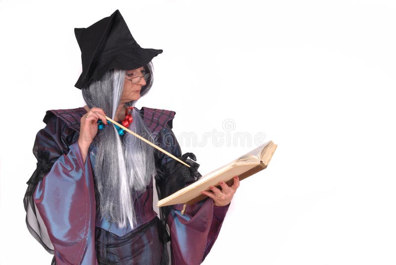 Strega di Halloween fotografie stock