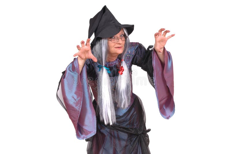 Strega di Halloween immagini stock libere da diritti