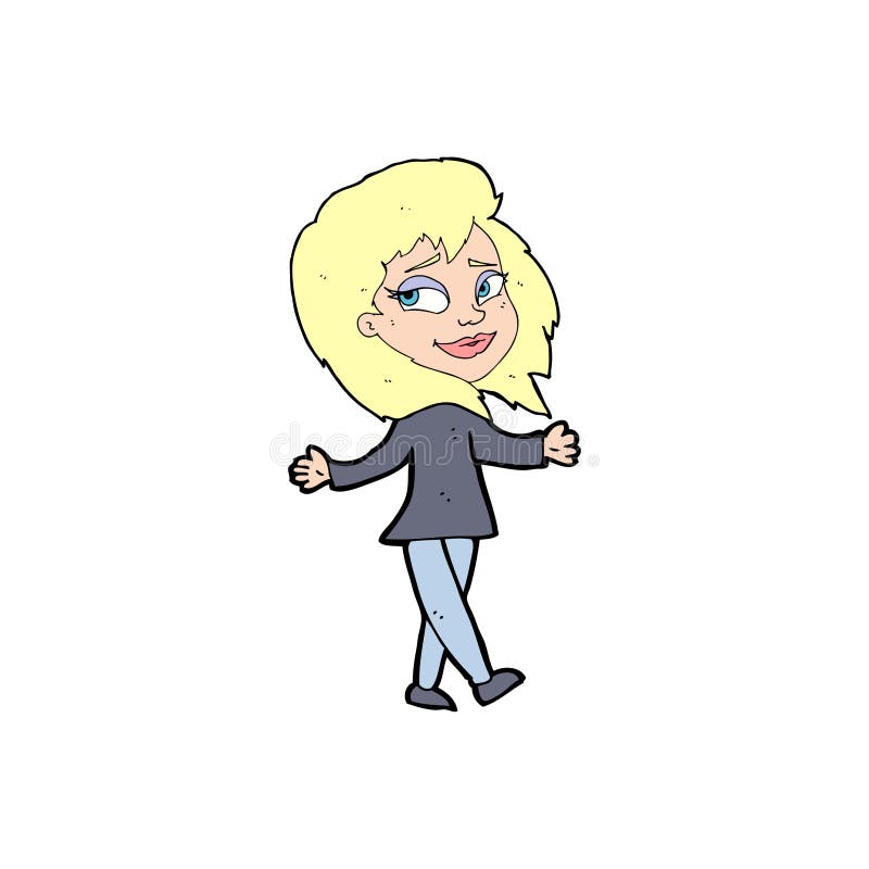Stress free woman cartoon stock vector. Illustration of shrugging - 37020337 Stress free woman cartoon stock vector. Illustration of shrugging - 37020337