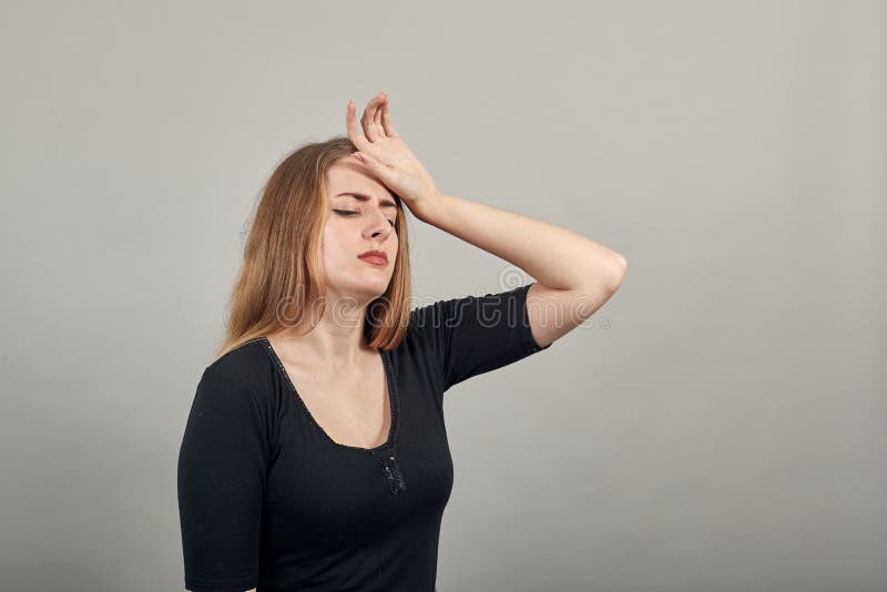 Face palm, disappointed slapping head due to mistake, oversight or epic  fail Stock Photo - Alamy