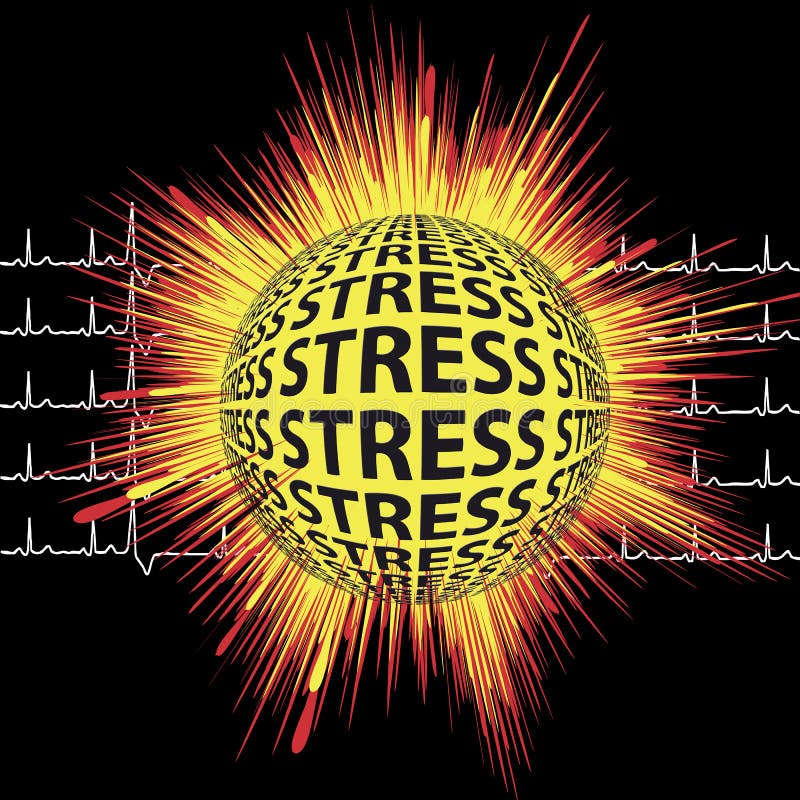 Stress And Heart Attack Royalty Free Stock Images - Image: 34426069