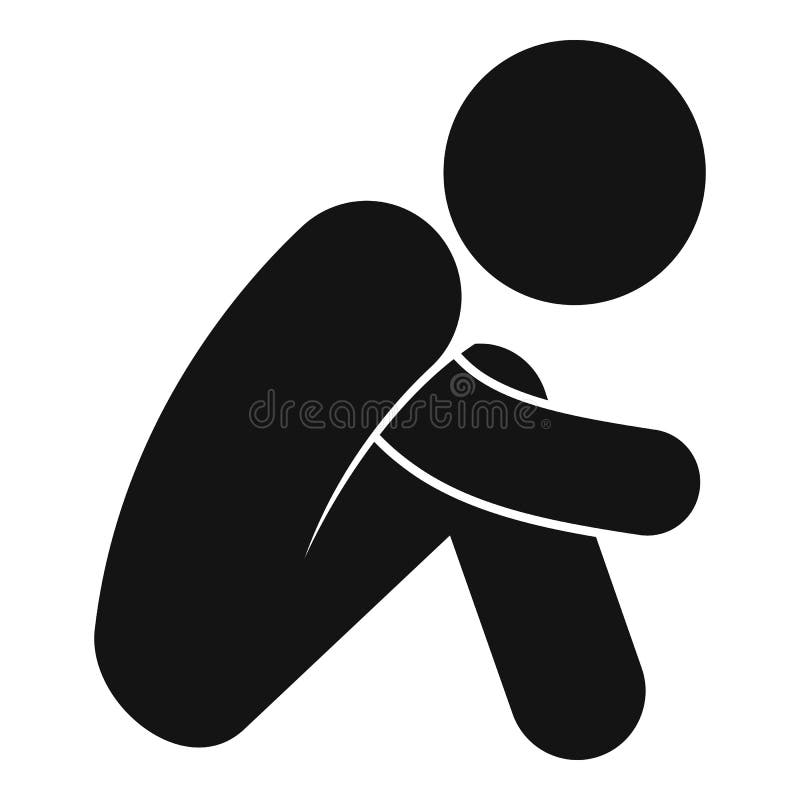 Stress Situation Icon, Simple Style Stock Vector - Illustration of ...
