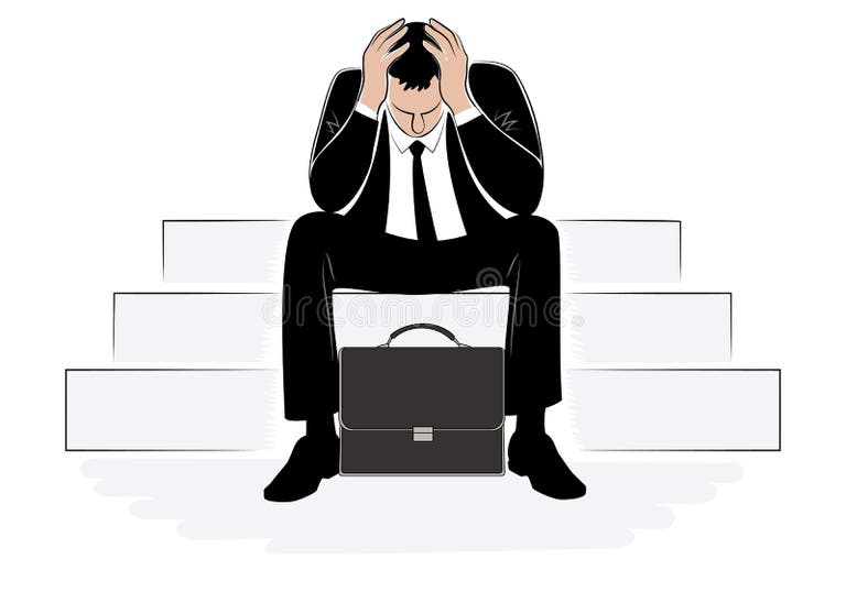 Stressed Businessman Stock Illustrations – 9,137 Stressed Businessman