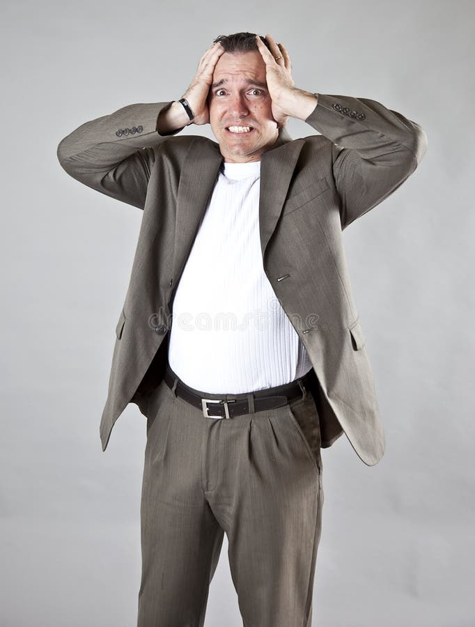 Stressed man royalty free stock photos Stressed man royalty free stock photos