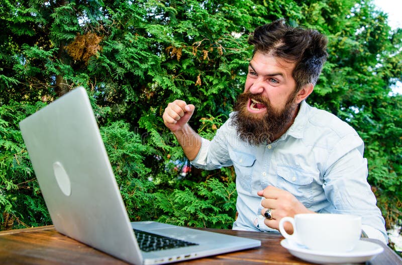 Stressed man working on laptop. agile business. solve problem. deadline. a lot of work. Frustrated office worker. angry stock photography Stressed man working on laptop. agile business. solve problem. deadline. a lot of work. Frustrated office worker. angry stock photography