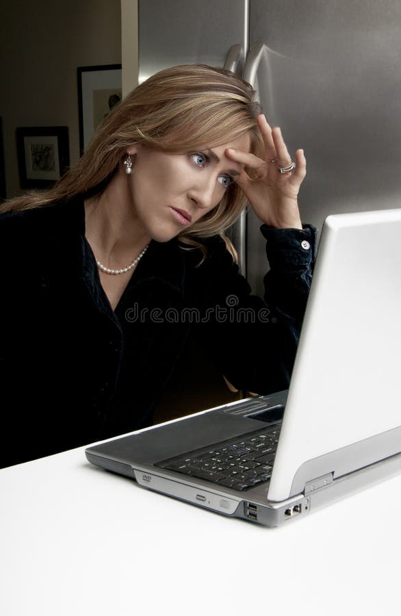 Stressed Woman royalty free stock photos Stressed Woman royalty free stock photos