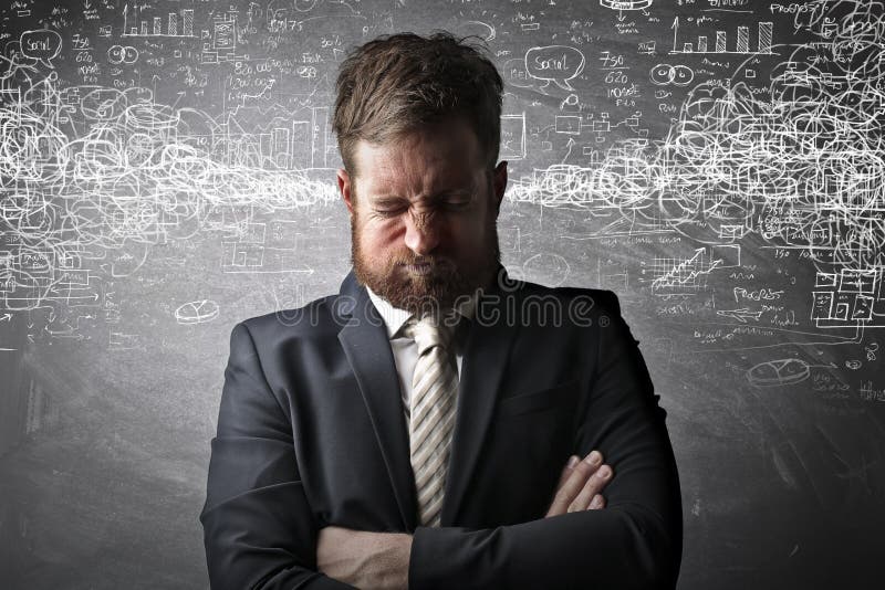 Stressed worker royalty free stock photos Stressed worker royalty free stock photos