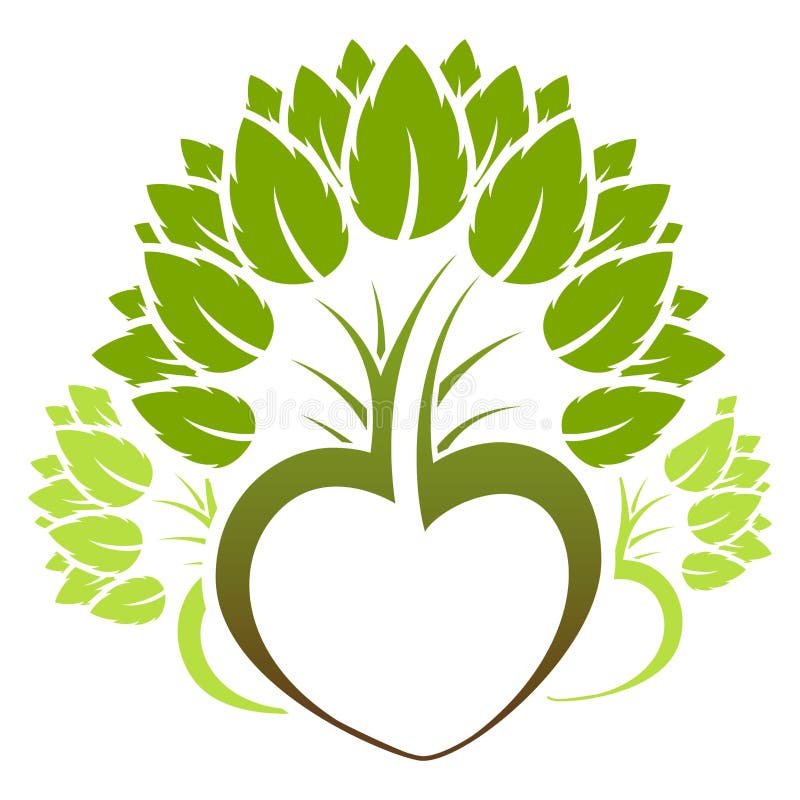 streszczenie ikony logo zielone drzewa ilustracja wektor streszczenie ikony logo zielone drzewa ilustracja wektor