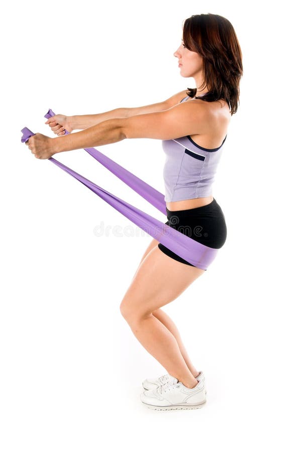 Stretch Band Yoga Work Out royalty free stock image Stretch Band Yoga Work Out royalty free stock image