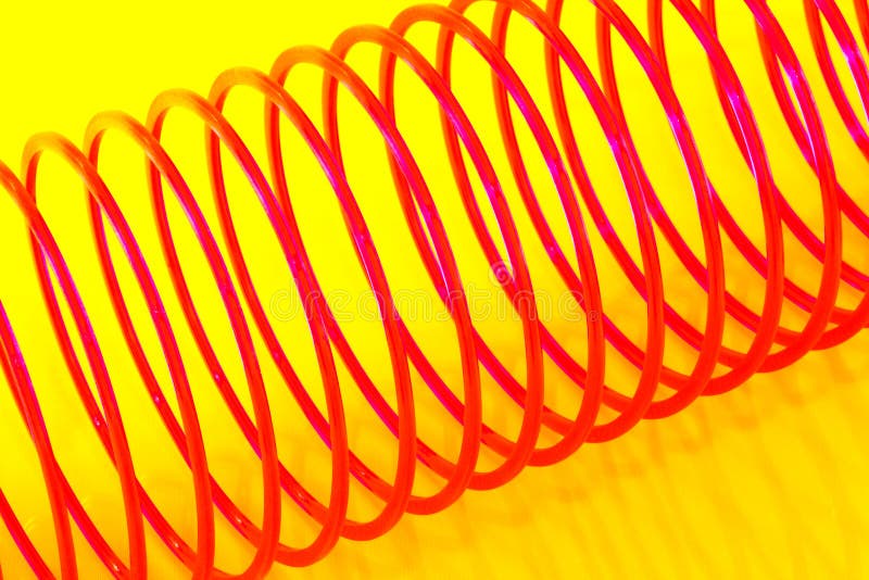 stretched out slinky