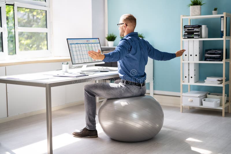 Exercise ball desk workouts sale