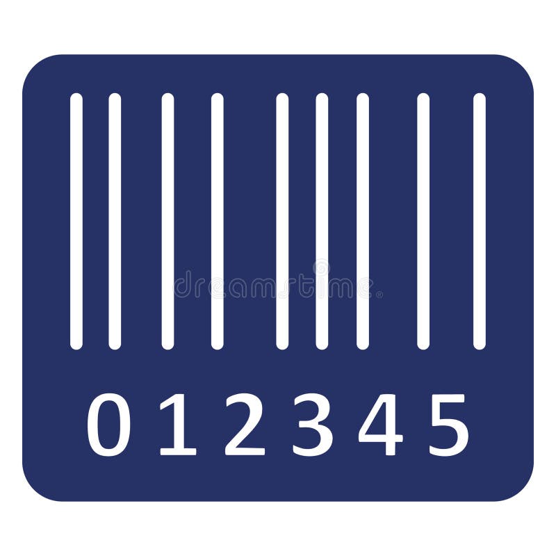 Strichcode Isolated Vector Icon, das leicht zu ändern oder zu bearbeiten vektor abbildung