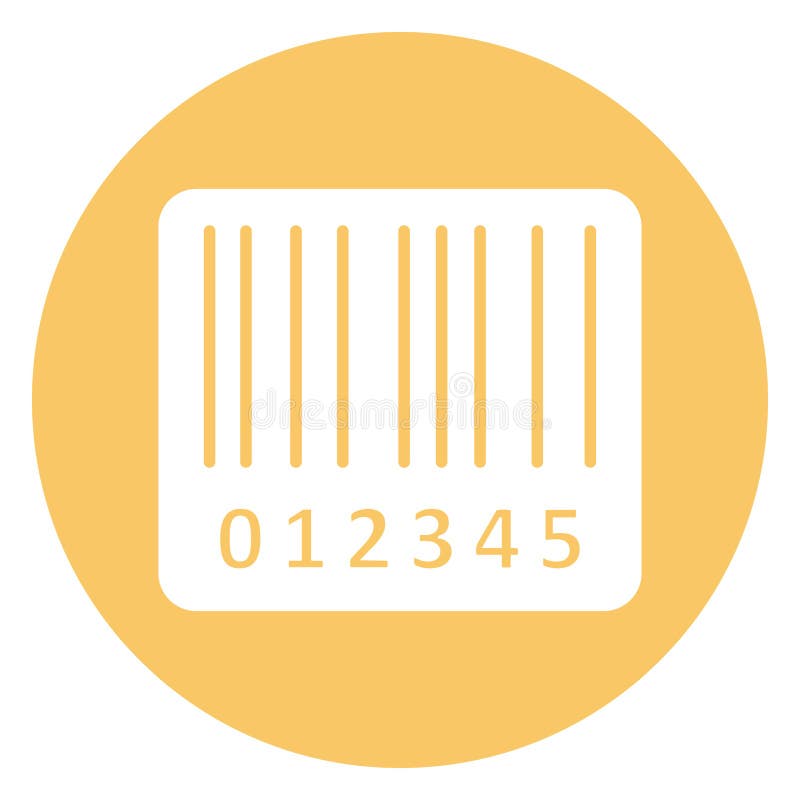Strichcode Isolated Vector Icon, das leicht zu ändern oder zu bearbeiten lizenzfreie abbildung
