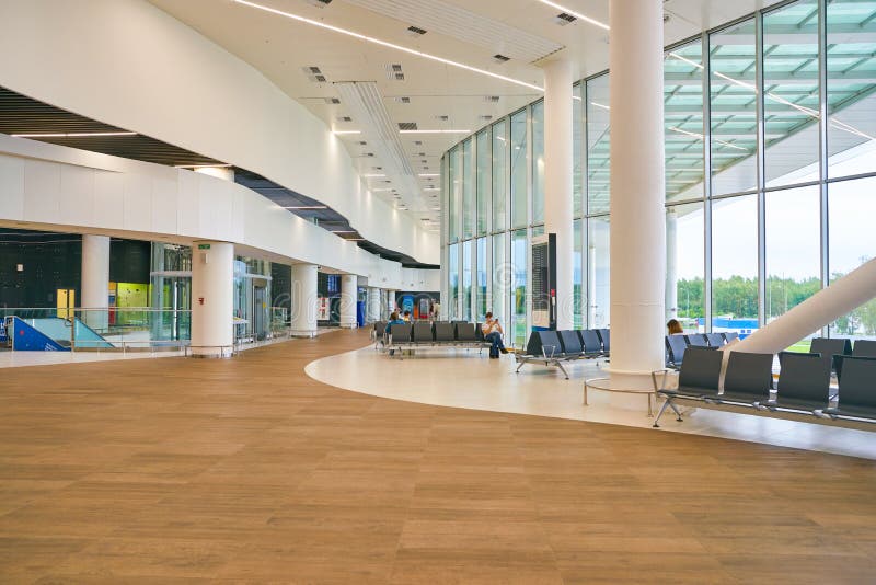 Strigino Internationale Luchthaven stock afbeeldingen