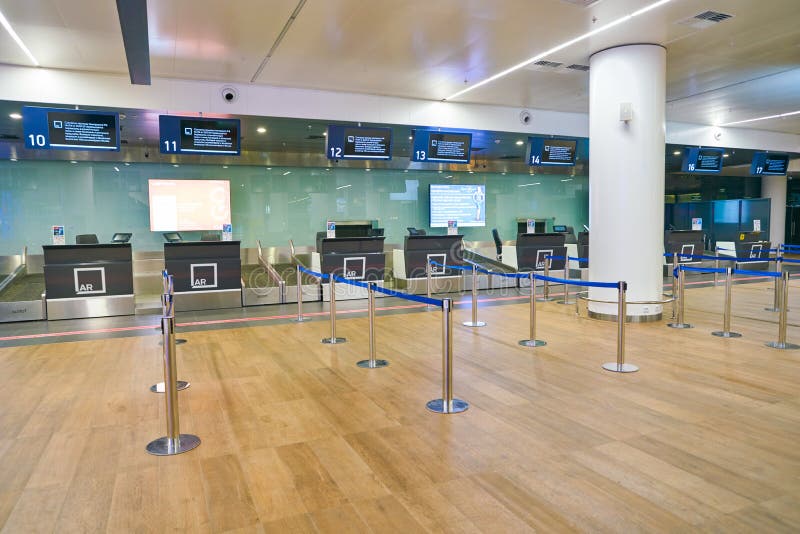 Strigino Internationale Luchthaven stock foto's