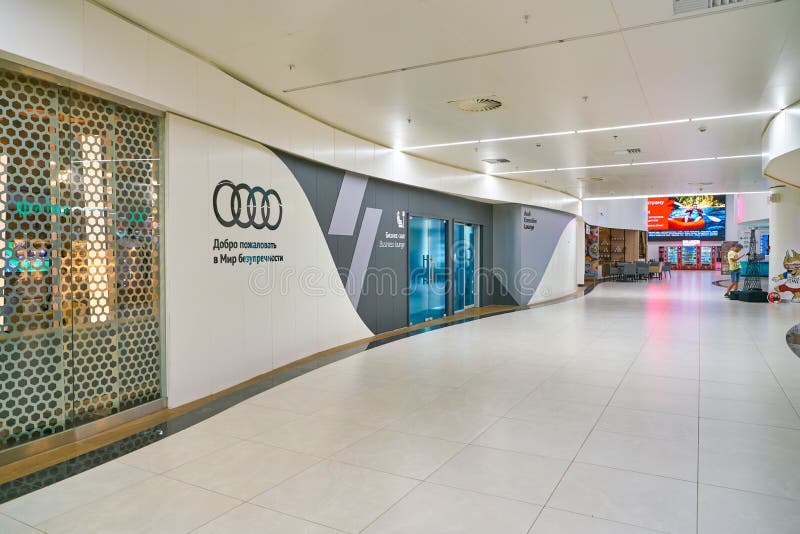 Strigino Internationale Luchthaven royalty-vrije stock foto's