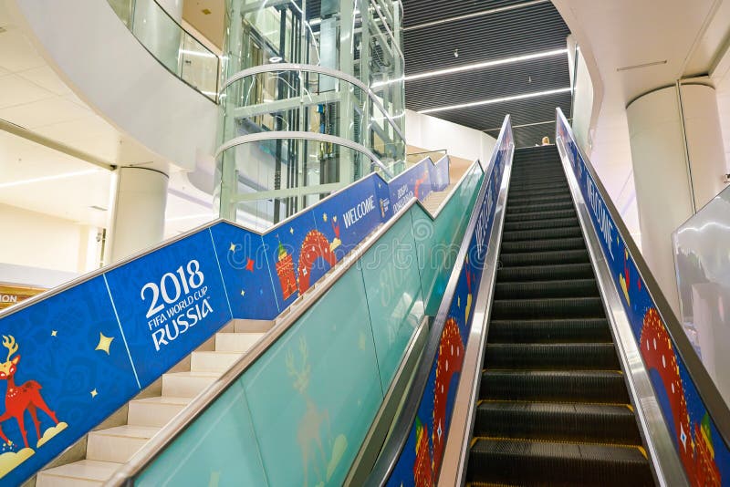 Strigino Internationale Luchthaven stock afbeelding