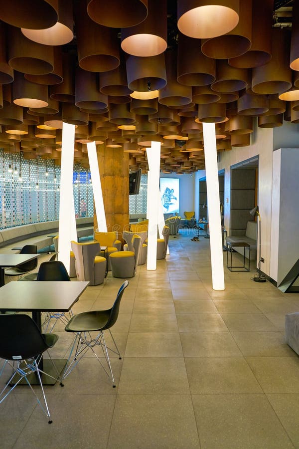 Internationale luchthaven Strigino stock fotografie