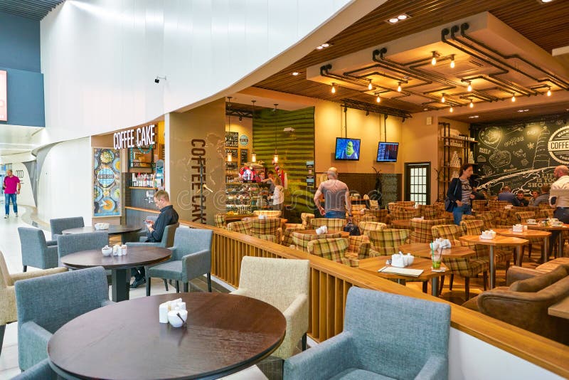 Strigino Internationale Luchthaven royalty-vrije stock afbeeldingen