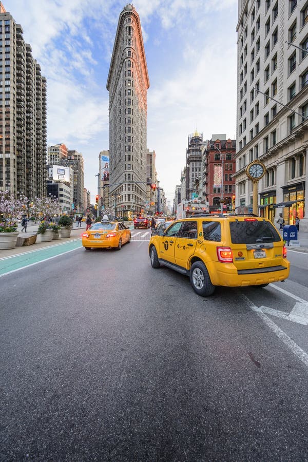 Strijkijzerdistrict van de Stad van New York royalty-vrije stock foto Strijkijzerdistrict van de Stad van New York royalty-vrije stock foto