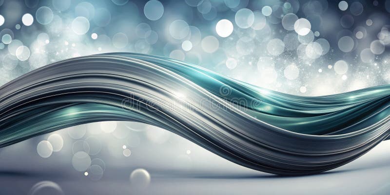 Striking Charcoal Grey Wave Abstract Design A Smooth Flowing Wave Against a Crisp White Background Perfect for Modern royalty free illustration