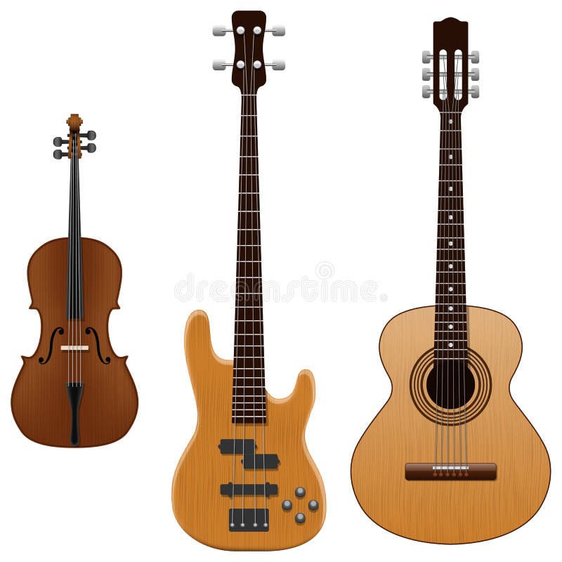 String Instruments royalty free illustration