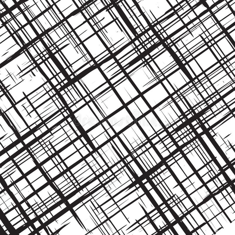 Grunge Grid Abstract Monochrome Illustration Background Stock ...