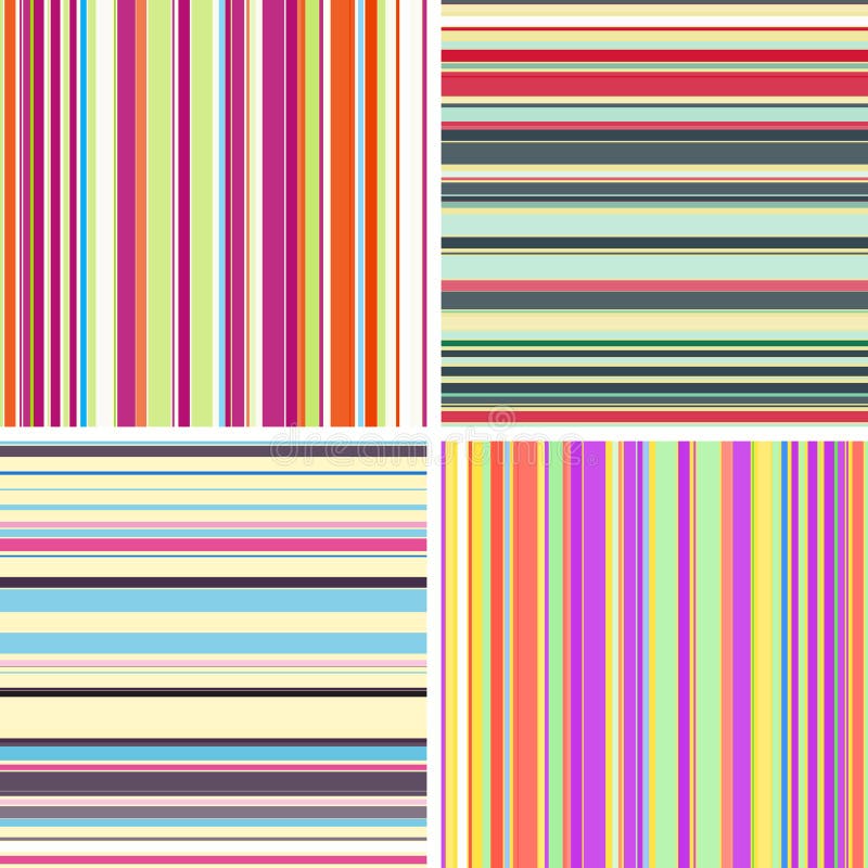 Stripe textures vector illustration