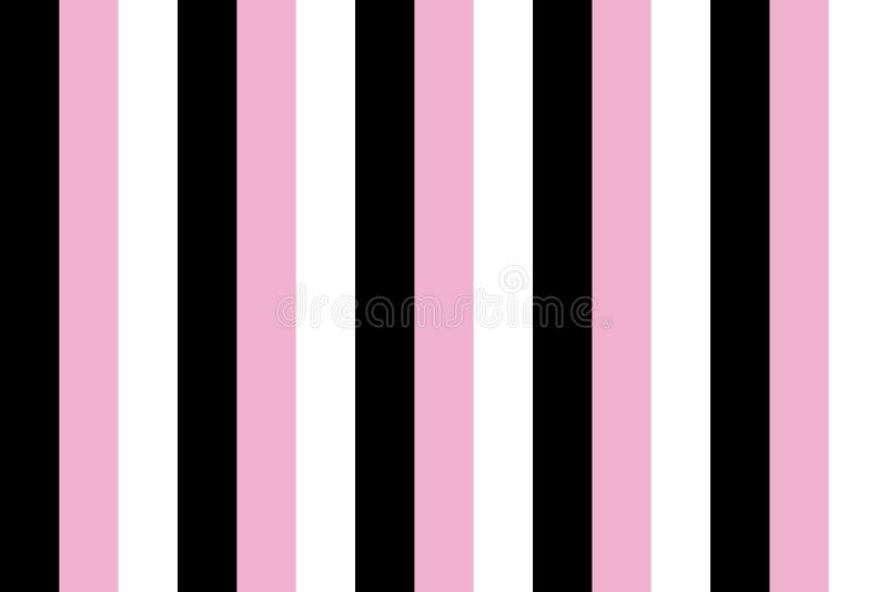 Striped Background White, Pink and Black Stock Vector Illustration of