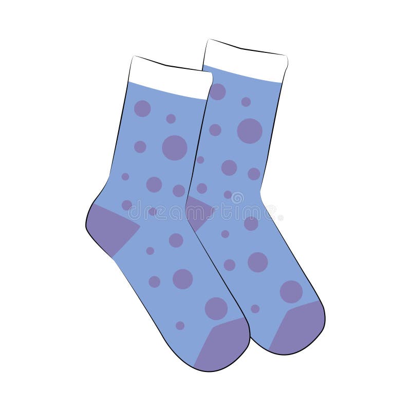 Socks on Woman Legs Vector Illustration Set, Cartoon Flat Collection of ...