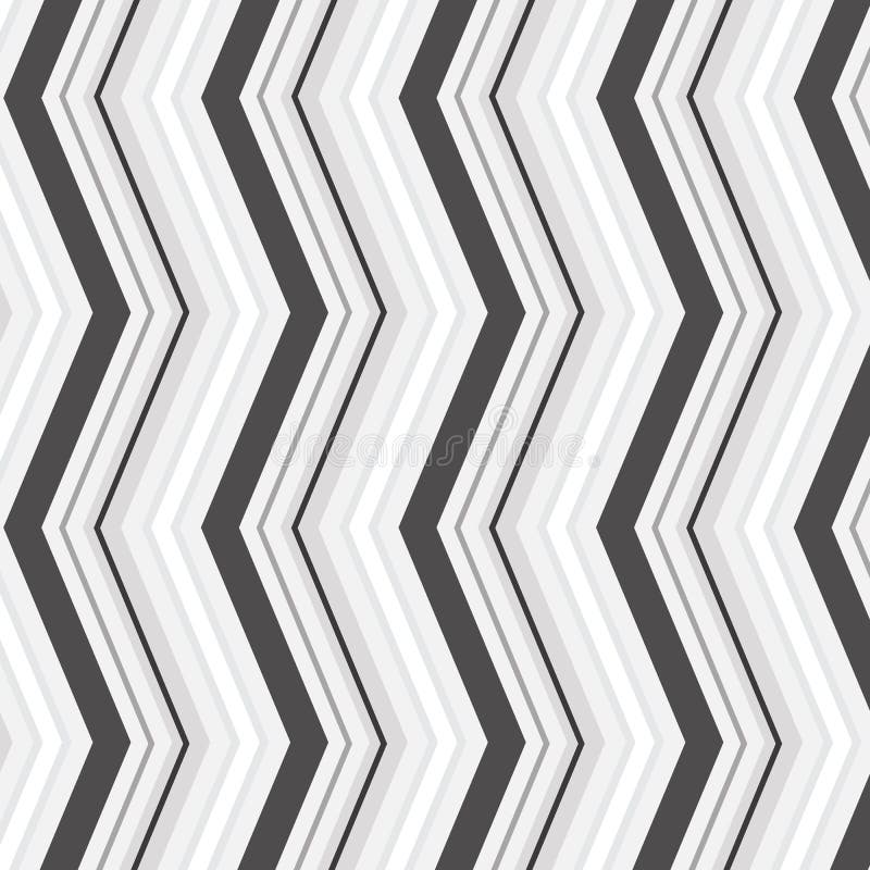 Striped Zig Zag Patterned Wallpaper Design Stock Vector Illustration of background, retro