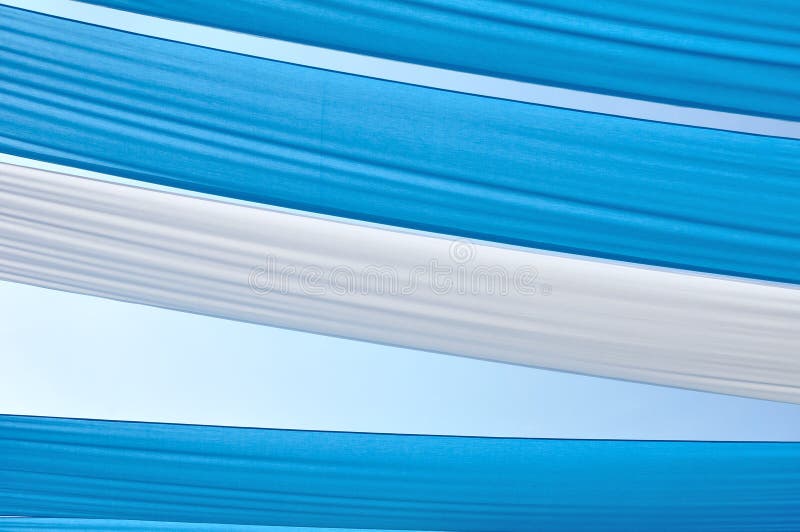 Striped голубая тень стоковое изображение