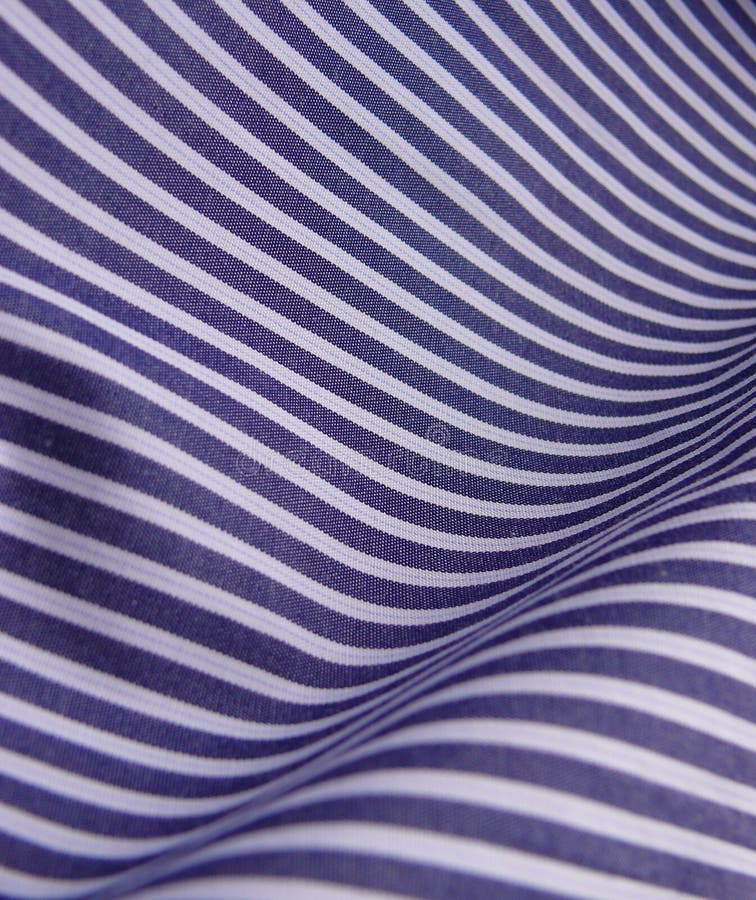 Striped ткань предпосылки голубая стоковая фотография rf