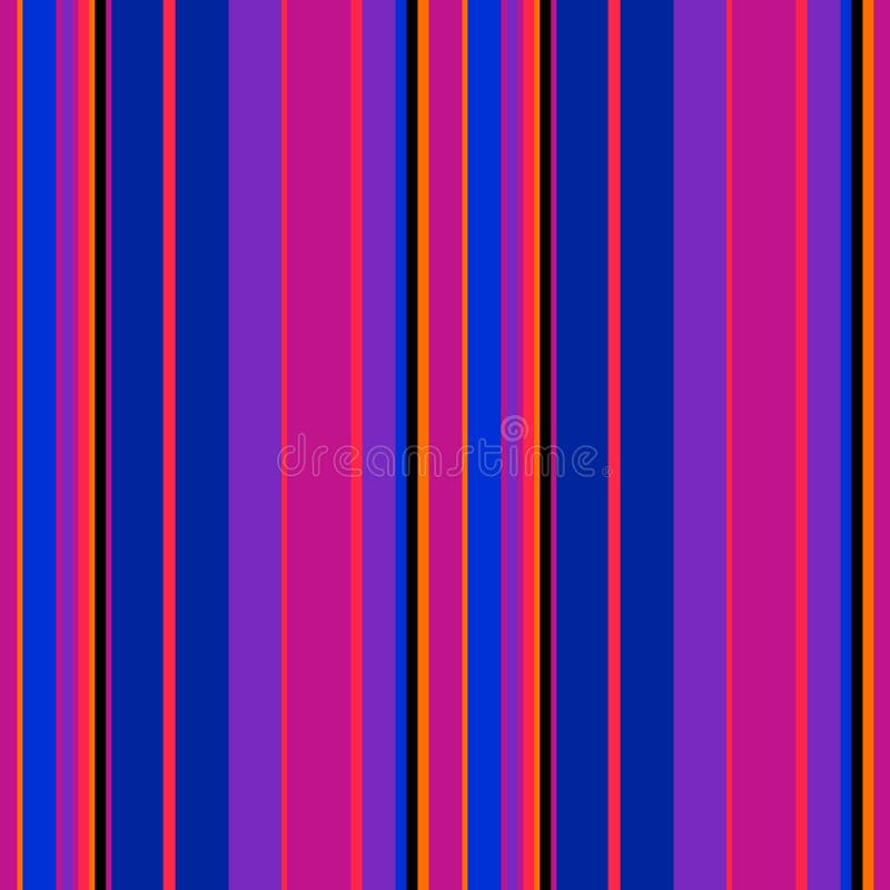 Stripes pattern with neon color. royalty free illustration