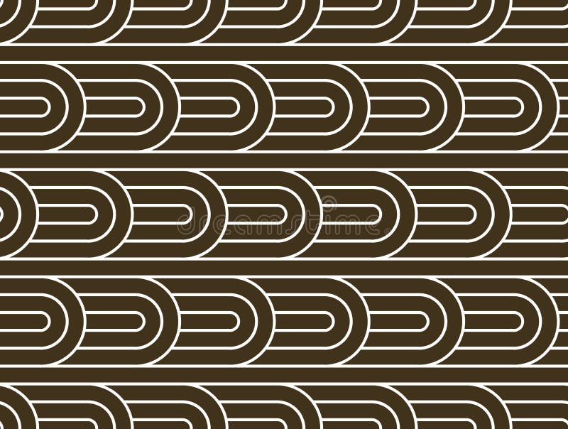 Stripy vector seamless pattern with woven lines, geometric abstract background, stripy net, optical maze. stock illustration
