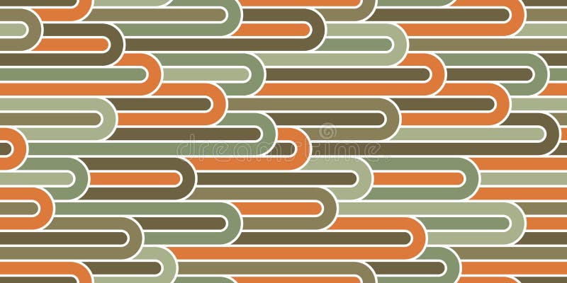 Stripy vector seamless pattern with woven lines, geometric abstract background, stripy net, optical maze. vector illustration