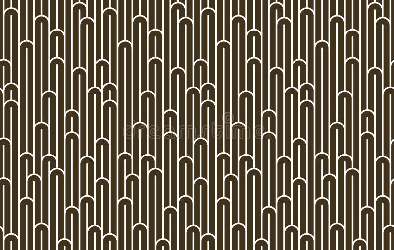 Stripy vector seamless pattern with woven lines, geometric abstract background, stripy net, optical maze, web network. Black and stock illustration