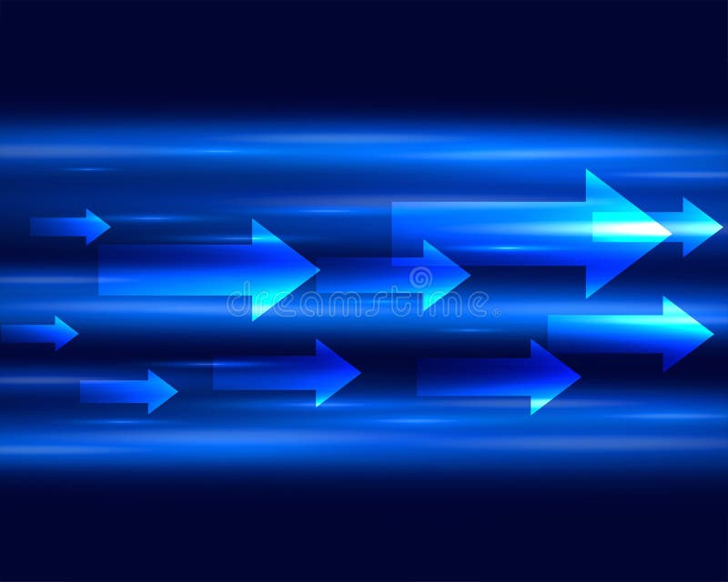 Striscia palida blu con le frecce che muovono in avanti fondo illustrazione vettoriale Striscia palida blu con le frecce che muovono in avanti fondo illustrazione vettoriale