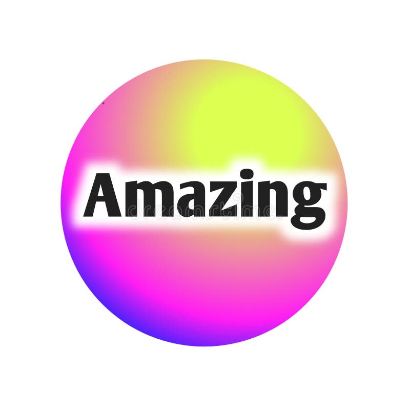 Striscione icona straordinario con sfondo colorato in forma rotonda royalty illustrazione gratis