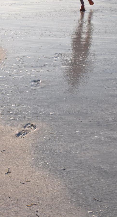 Areia Movediça No Oceano Índico Imagem de Stock - Imagem de praia