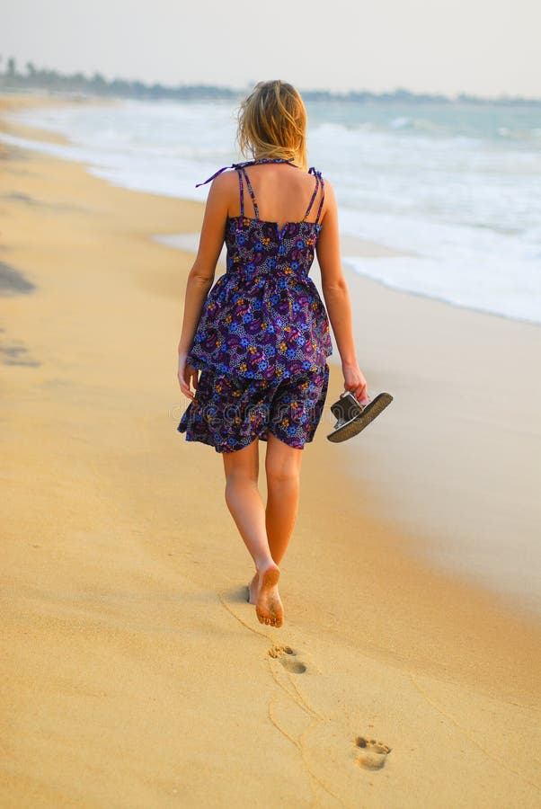 Strolling the beach