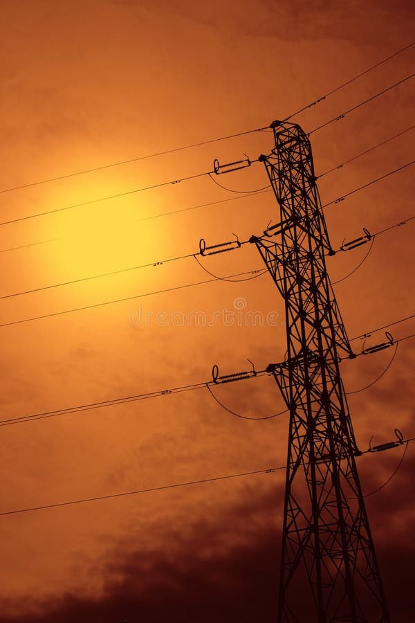 Stromleitung stockfoto Stromleitung stockfoto