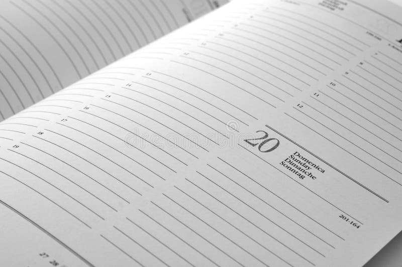 strona programu, zdjęcie stock