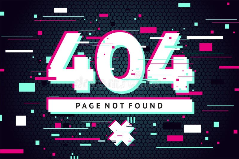 404 strona sieci Web z komunikatem o błędzie Tło wektora stylu połysku Futurystyczna ilustracja wektora Baner z błyszczącym ilustracji