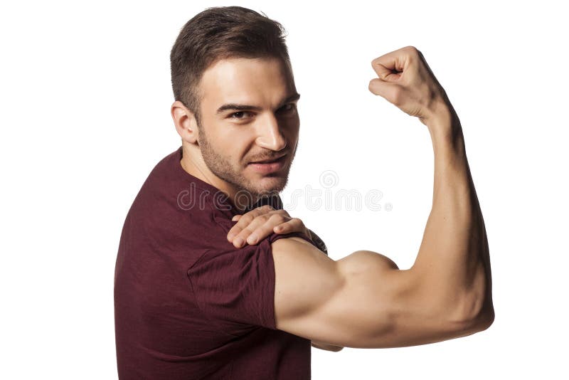 Strong arm stock image. Image of lifestyle, muscular - 60328597