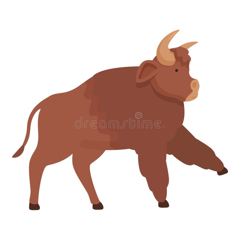 American patriot Bull cow, buffalo, artwork, illustration, vector